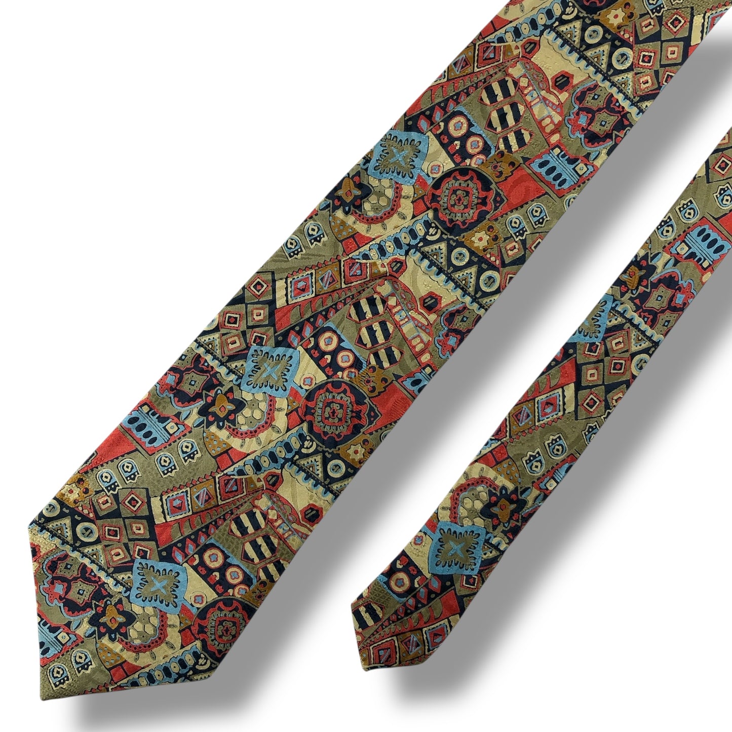 【7681】美品ー良品！ランバン　ネクタイ　ベージュ系