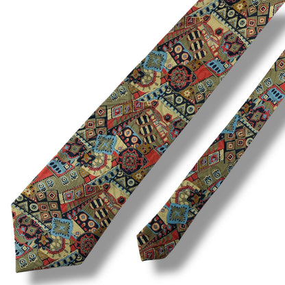 【7681】美品ー良品！ランバン　ネクタイ　ベージュ系