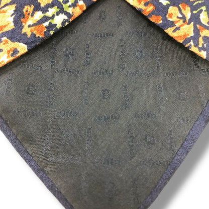 【7682】良品！ミラショーン　ネクタイ　ネイビー系