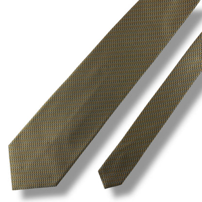 【7683】良品！コムサデモードメン　ネクタイ　ゴールド系