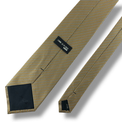 【7683】良品！コムサデモードメン　ネクタイ　ゴールド系