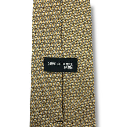 【7683】良品！コムサデモードメン　ネクタイ　ゴールド系