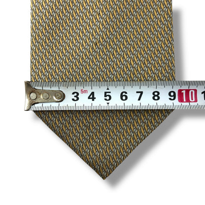 【7683】良品！コムサデモードメン　ネクタイ　ゴールド系
