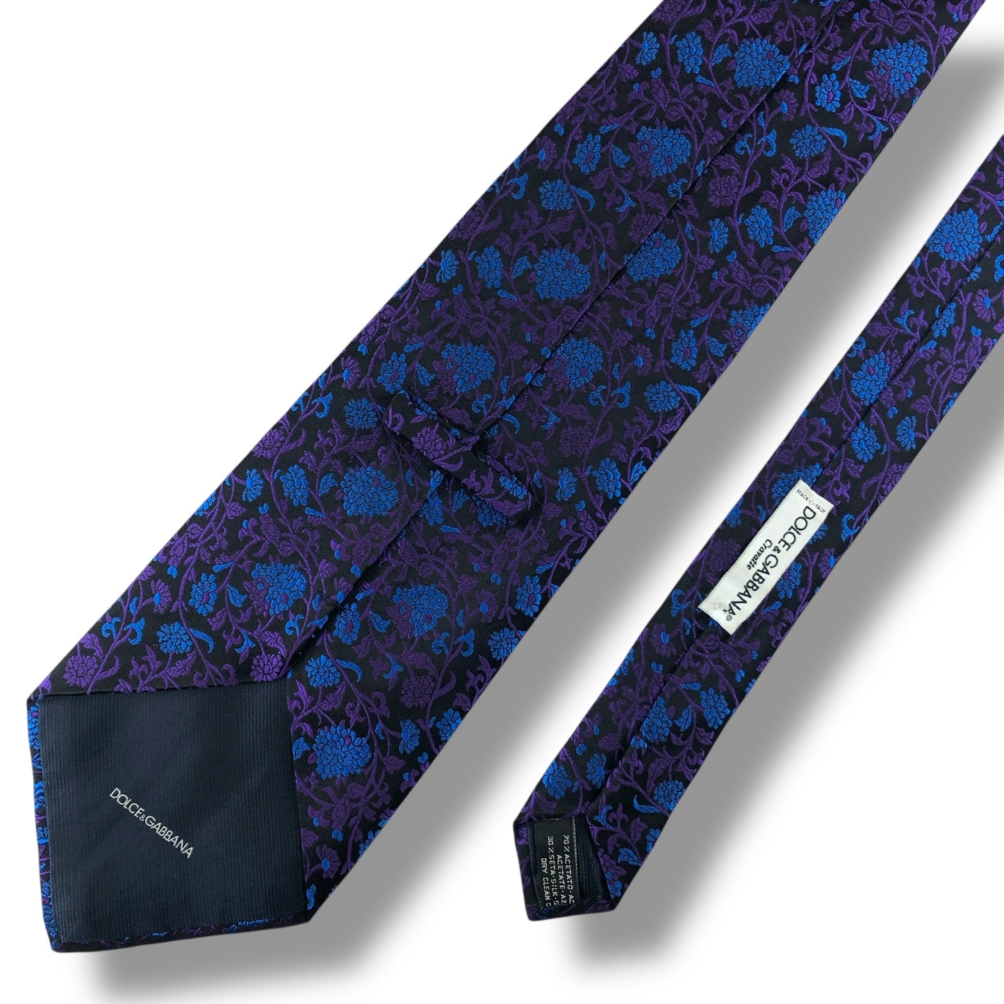 【7688】美品！ドルチェアンドガッバーナ　ネクタイ　紫系