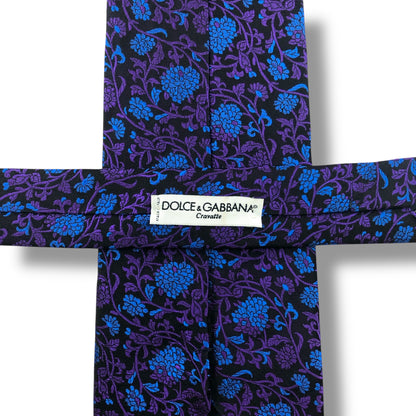 【7688】美品！ドルチェアンドガッバーナ　ネクタイ　紫系