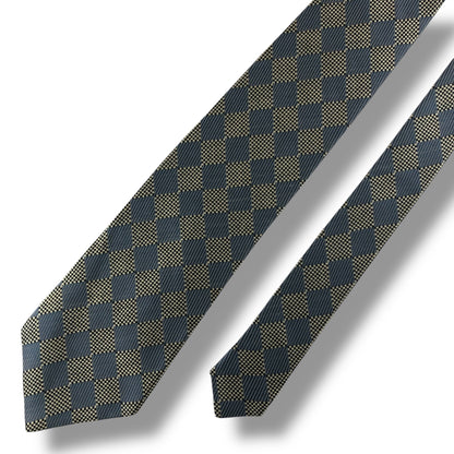 【7689】良品！バレンシアガ　ネクタイ　水色系