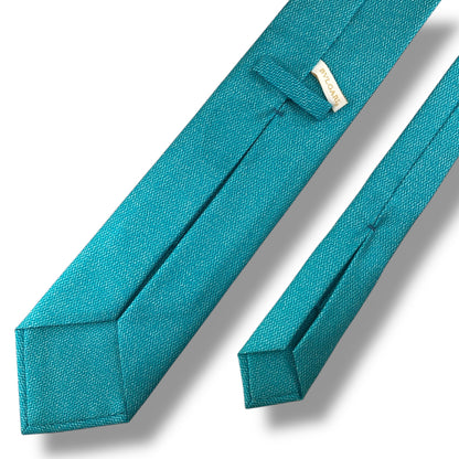 【7692】美品！ブルガリ　ネクタイ　水色系