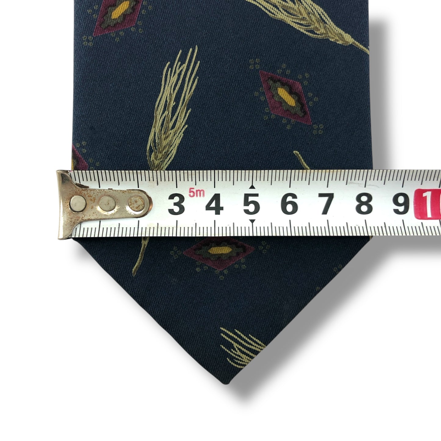 【7696】良品！シャネル　ネクタイ　ダークネイビー系