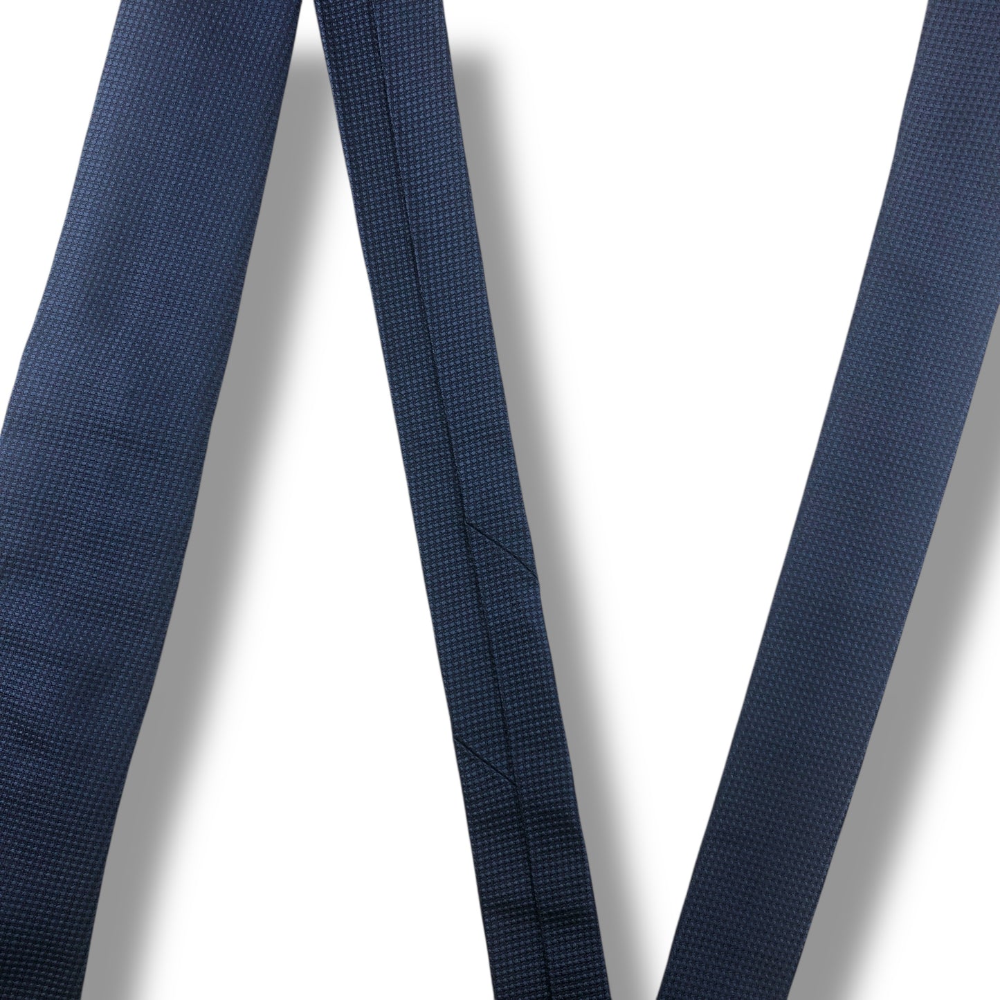 【7703】美品！ダンヒル　ネクタイ　ブルー系　ナロータイ