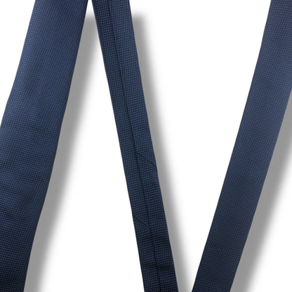 【7703】美品！ダンヒル　ネクタイ　ブルー系　ナロータイ