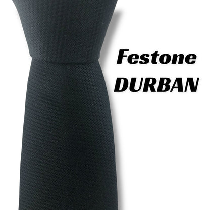 【7707】美品！ダーバン　ネクタイ　ブラック系