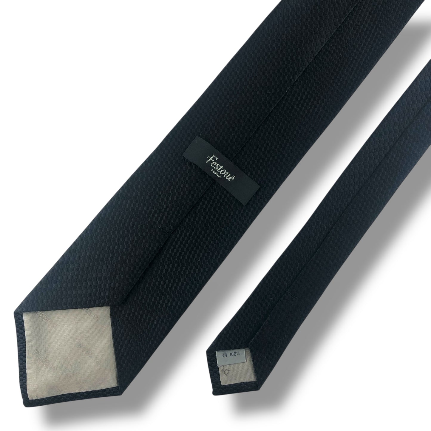 【7707】美品！ダーバン　ネクタイ　ブラック系