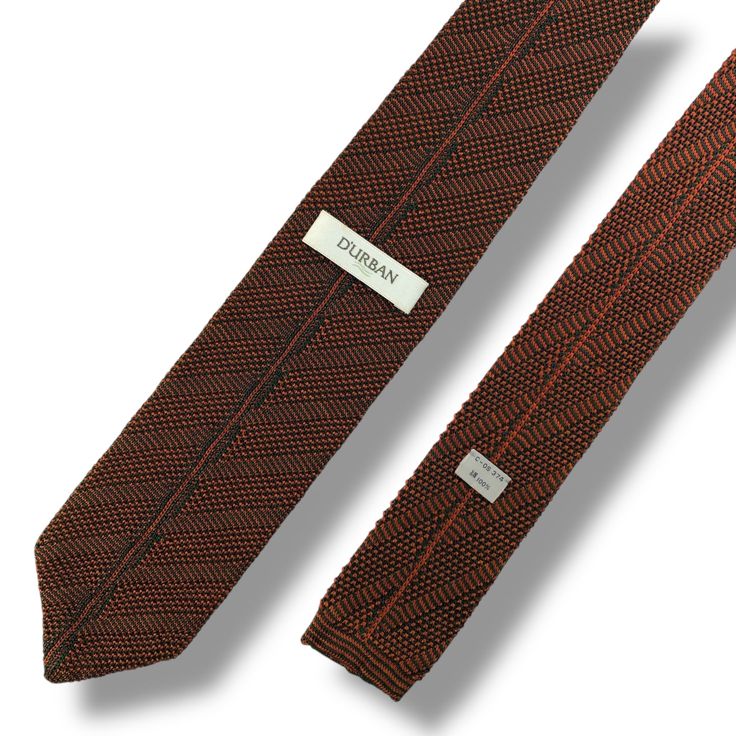 【7711】美品ー良品！ダーバン　ネクタイ　ブウラン系