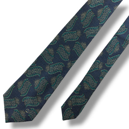 【7713】美品！ダンヒル　ネクタイ　ブルー系