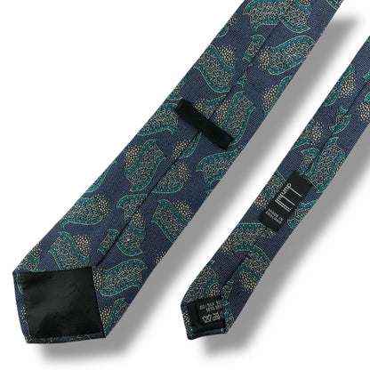 【7713】美品！ダンヒル　ネクタイ　ブルー系