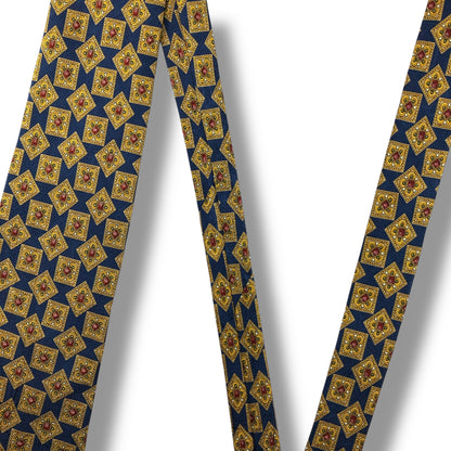 【7721】美品！ヴァレンティノ　ネクタイ　ネイビー系