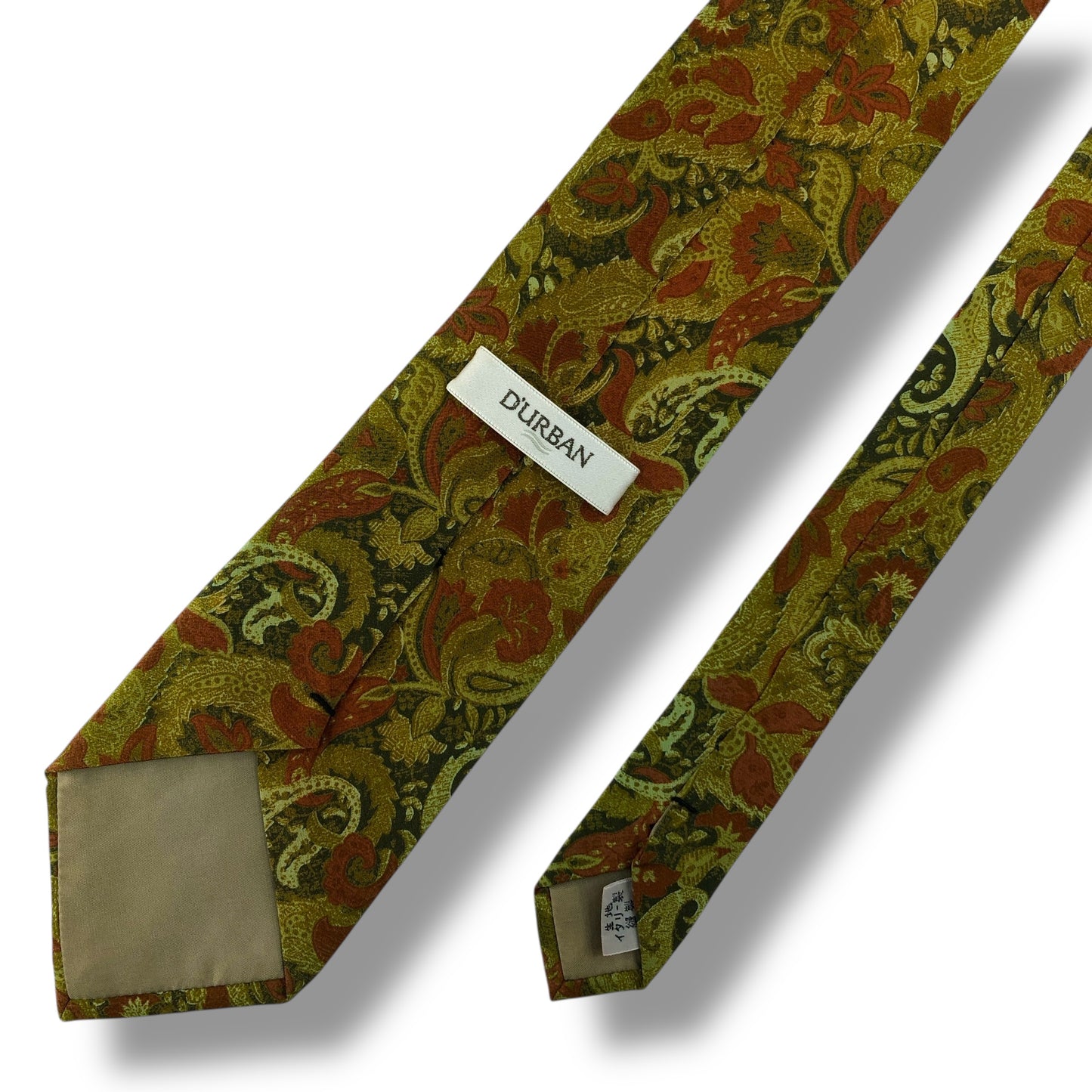 【7722】美品！ダーバン　ネクタイ　グリーン系