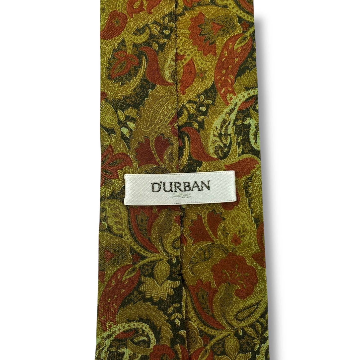 【7722】美品！ダーバン　ネクタイ　グリーン系