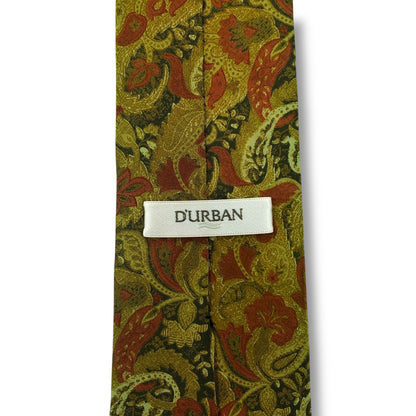 【7722】美品！ダーバン　ネクタイ　グリーン系