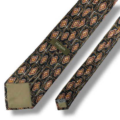 【7723】良品！ダーバン　ネクタイ　ブラック系