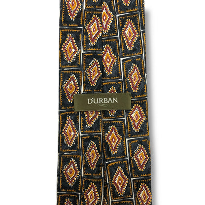 【7723】良品！ダーバン　ネクタイ　ブラック系