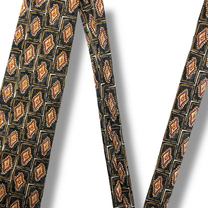 【7723】良品！ダーバン　ネクタイ　ブラック系