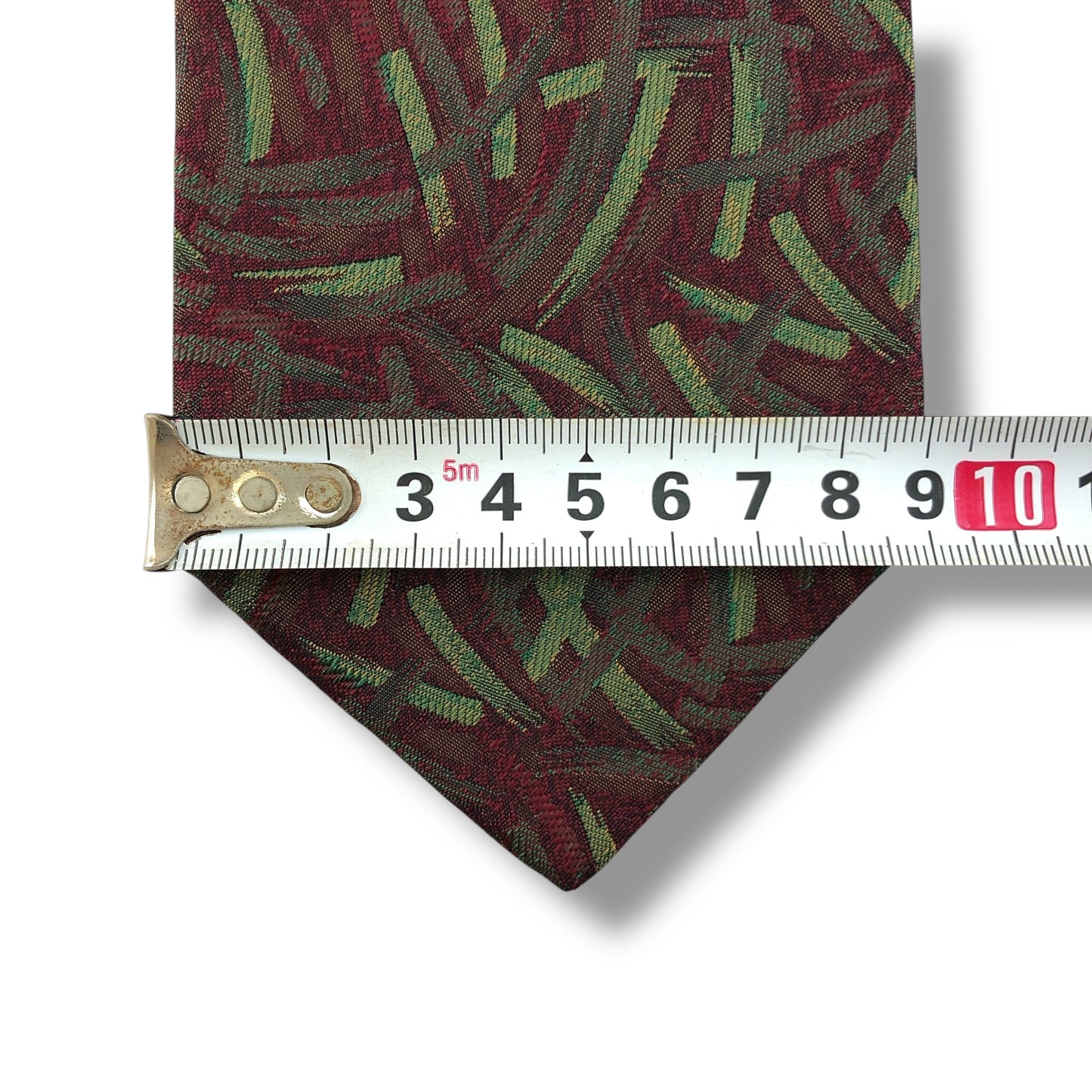 【7725】美品！イブサンローラン　ネクタイ　バーガンディー系