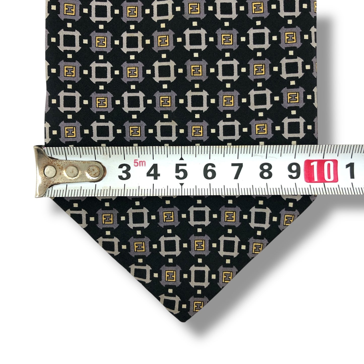 【7856】良品！フェンディ　ネクタイ　ブラック系