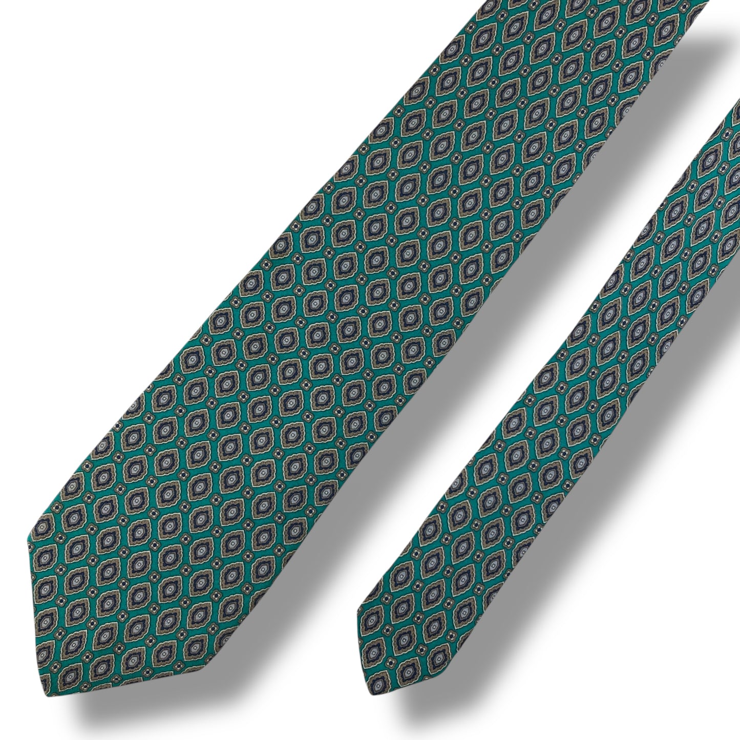 【7905】良品！サンローラン　ネクタイ　グリーン系