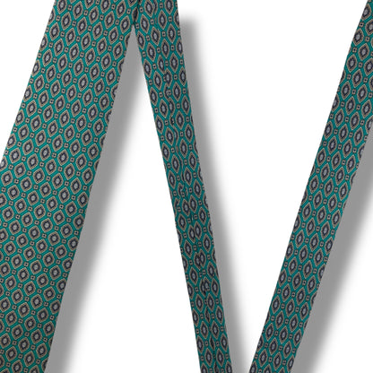 【7905】良品！サンローラン　ネクタイ　グリーン系