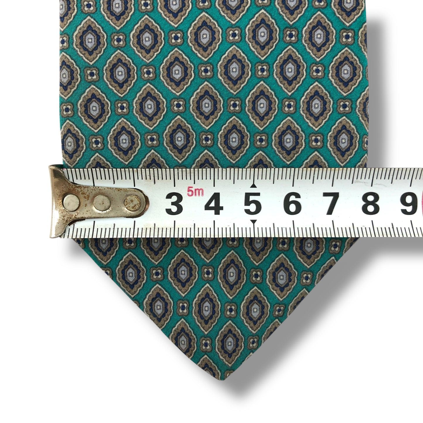 【7905】良品！サンローラン　ネクタイ　グリーン系