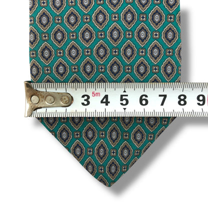 【7905】良品！サンローラン　ネクタイ　グリーン系