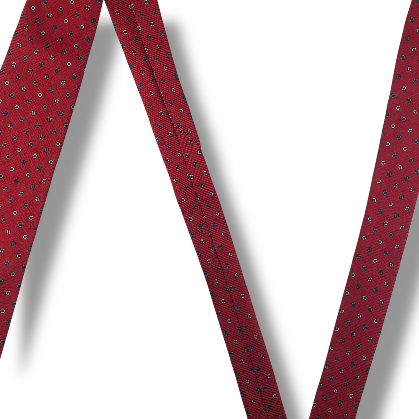 【7916】美品ー良品！ダンヒル　ネクタイ　レッド系