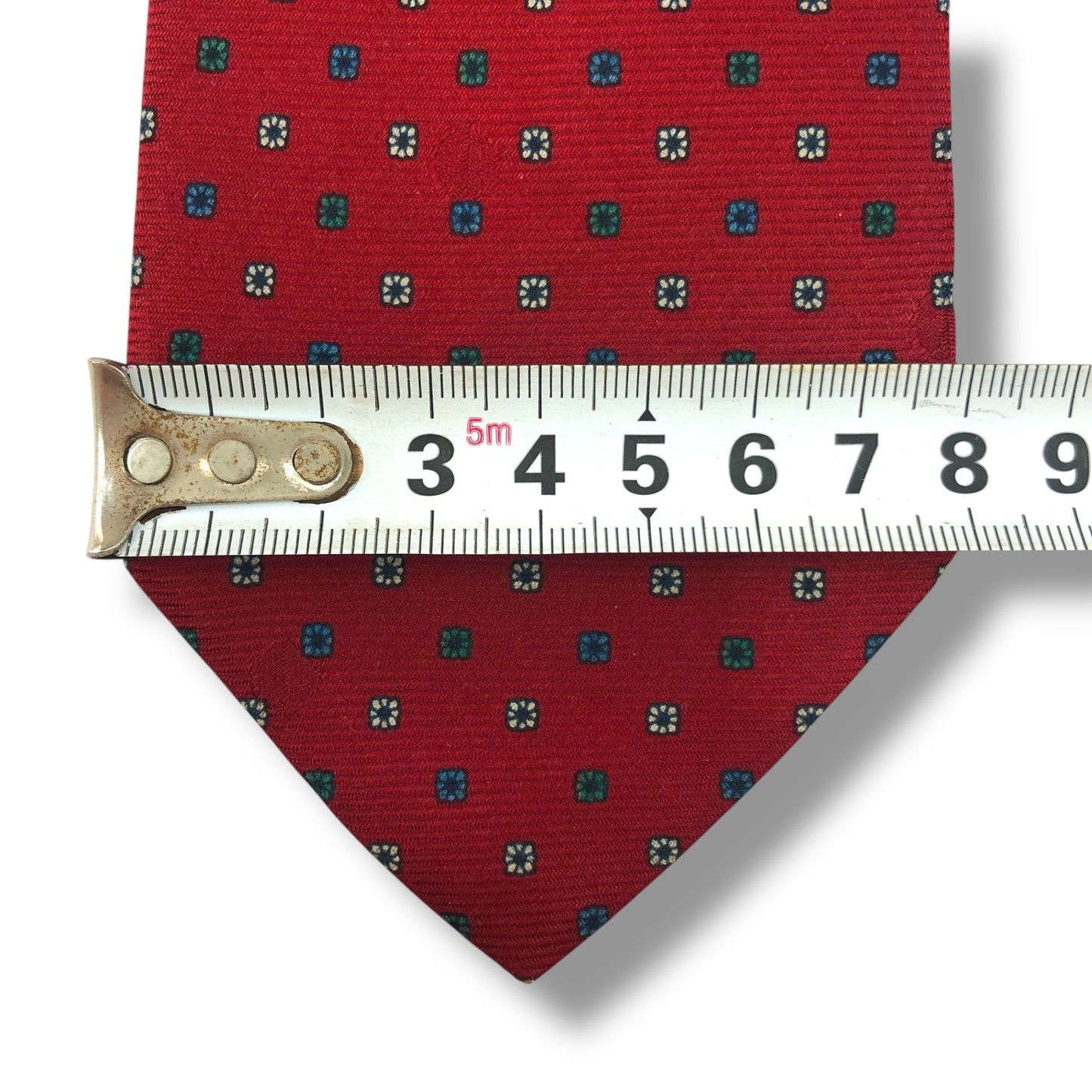 【7916】美品ー良品！ダンヒル　ネクタイ　レッド系