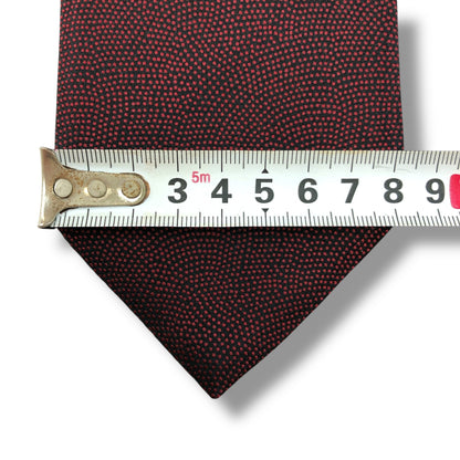 【7928】美品！エルメネジルドゼニア　ネクタイ　ボルドー系