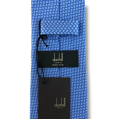 【7930】未使用保管品　ダンヒル　ネクタイ　ブルー系