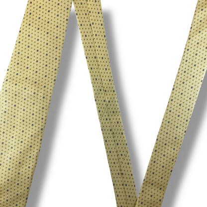 【7939】美品！フェンディ　ネクタイ　ゴールド系　FF柄