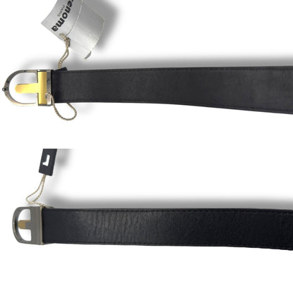 【未使用保管品】レノマ　ベルト　ブラック系