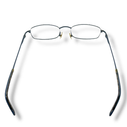 【164】美品ー良品！バーバリー　メガネ　水色系　フレームのみ