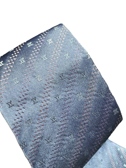 Maintenance [7418] Good condition! Celine tie, blue 