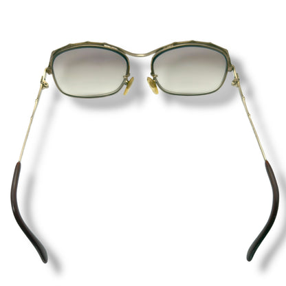 【157】良品！イブサンローラン　メガネ　ゴールド系