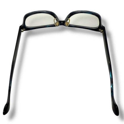 【207】良品！マンハッタンデザインスタジオ　メガネ　ブルー系