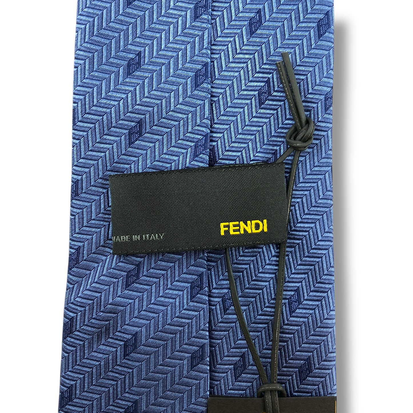 【8132】未使用保管品！フェンディ　ネクタイ　ブルー系