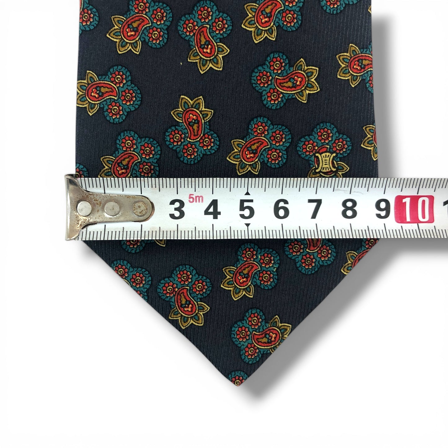 【8244】良品！セリーヌ　ネクタイ　ネイビー系