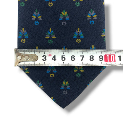 【8278】美品！ミラショーン　ネクタイ　ネイビー系