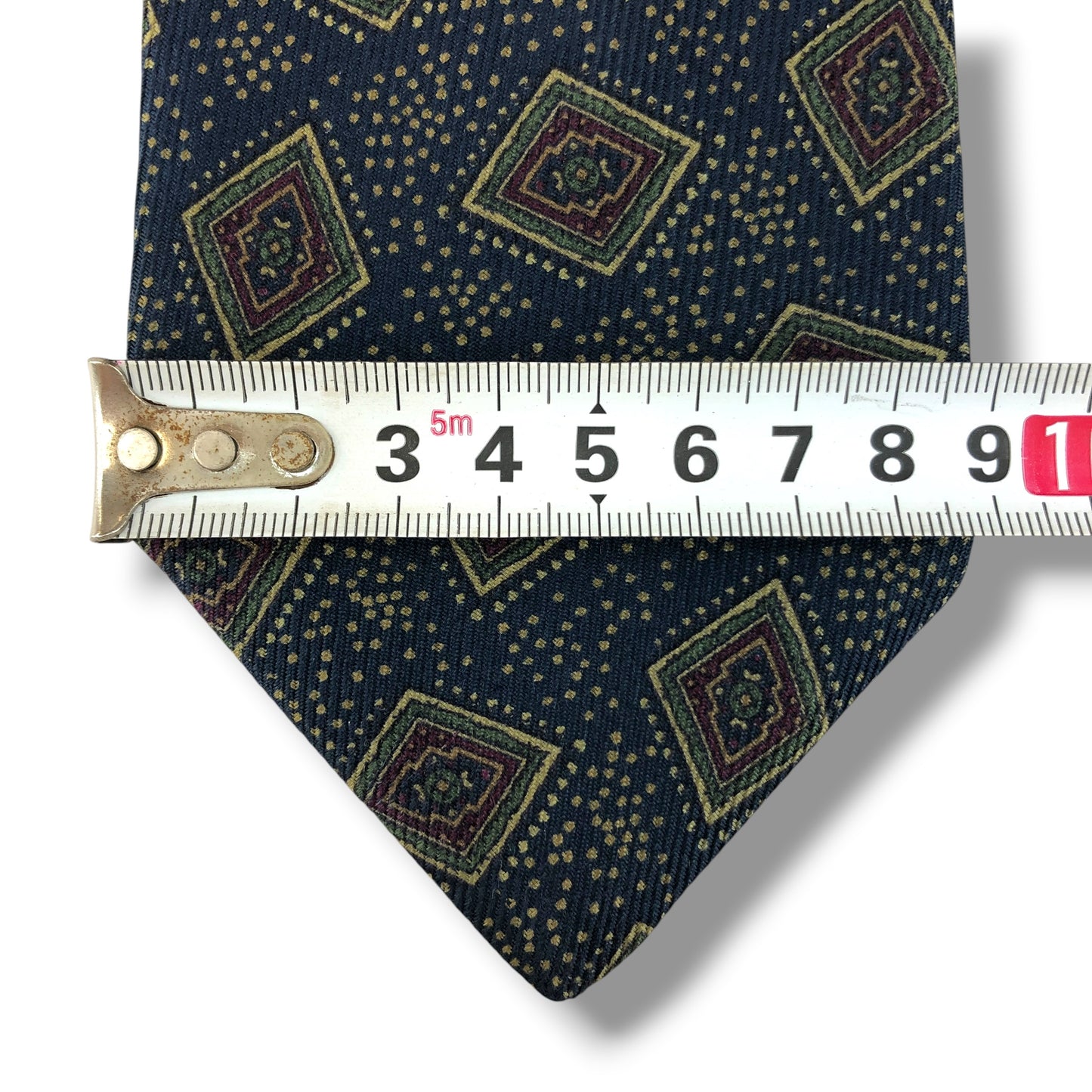【8334】良品！エルメネジルドゼニア　ネクタイ　ネイビー系