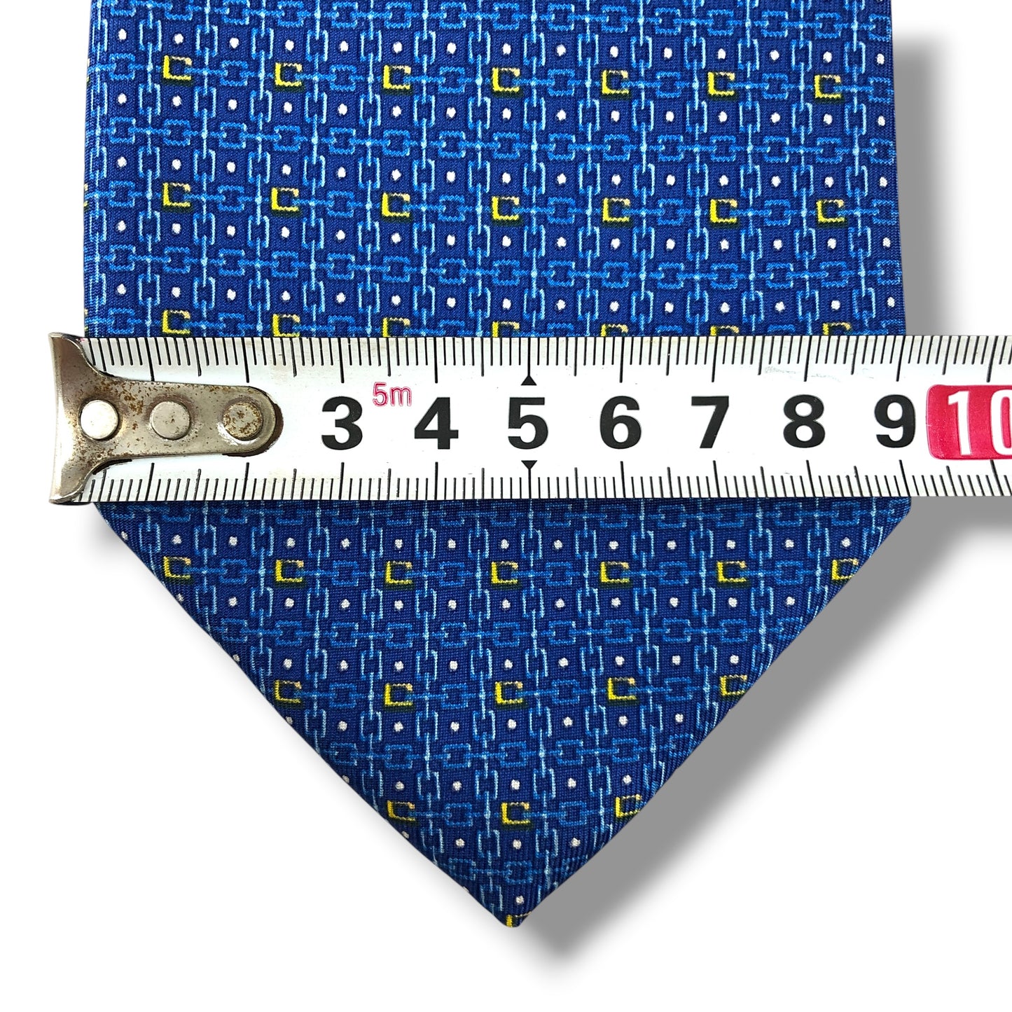 【8350】良品！ピエールカルダン　ネクタイ　ブルー系