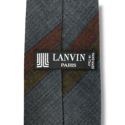 【8362】良品！ランバン　ネクタイ　グレー系