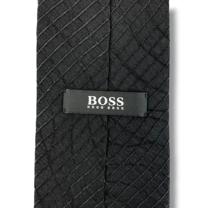 【8363】美品ー良品！ボス　ネクタイ　ブラック系