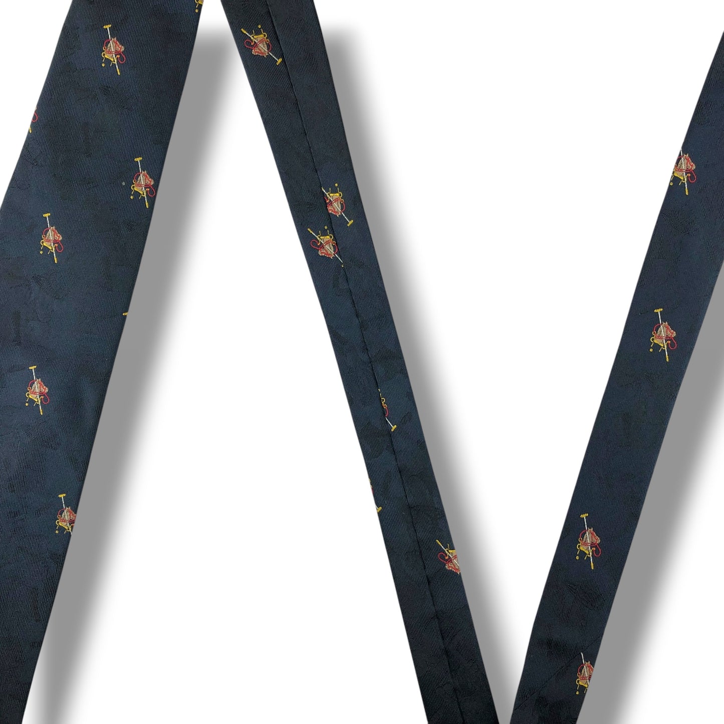 【8408】良品！ポロラルフローレン　ネクタイ　ダークネイビー系
